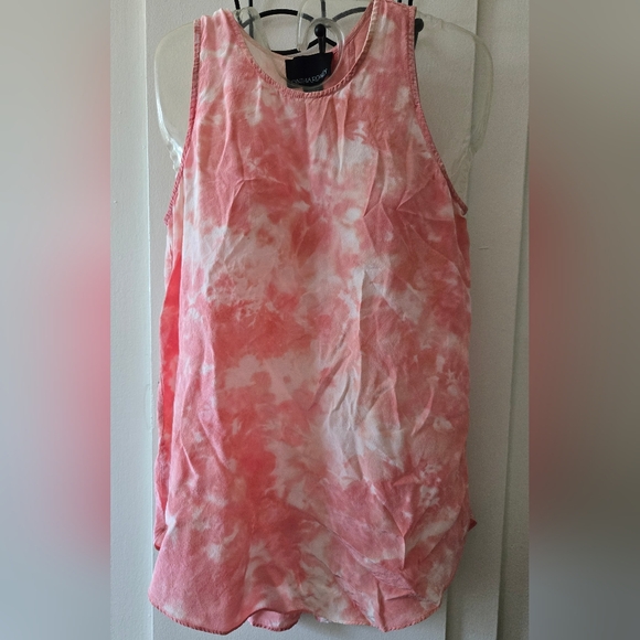 Cynthia Rowley Coral Tie-Dye Tank Top NWOT - Picture 1 of 4